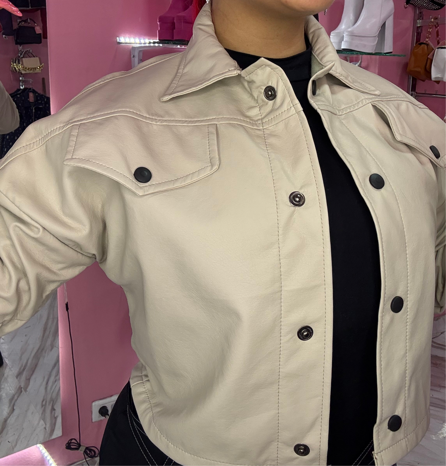 LEÑADORA CORTA | BEIGE