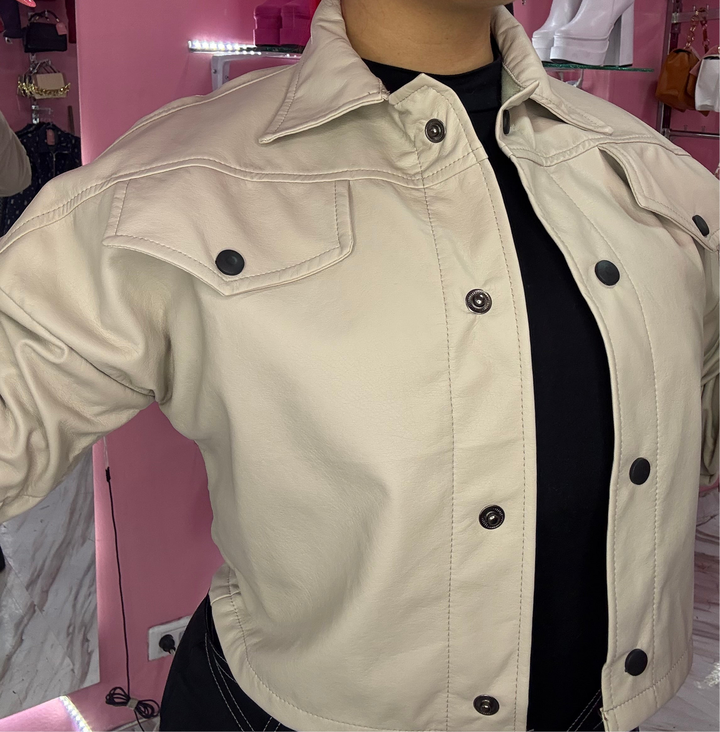 LEÑADORA CORTA | BEIGE