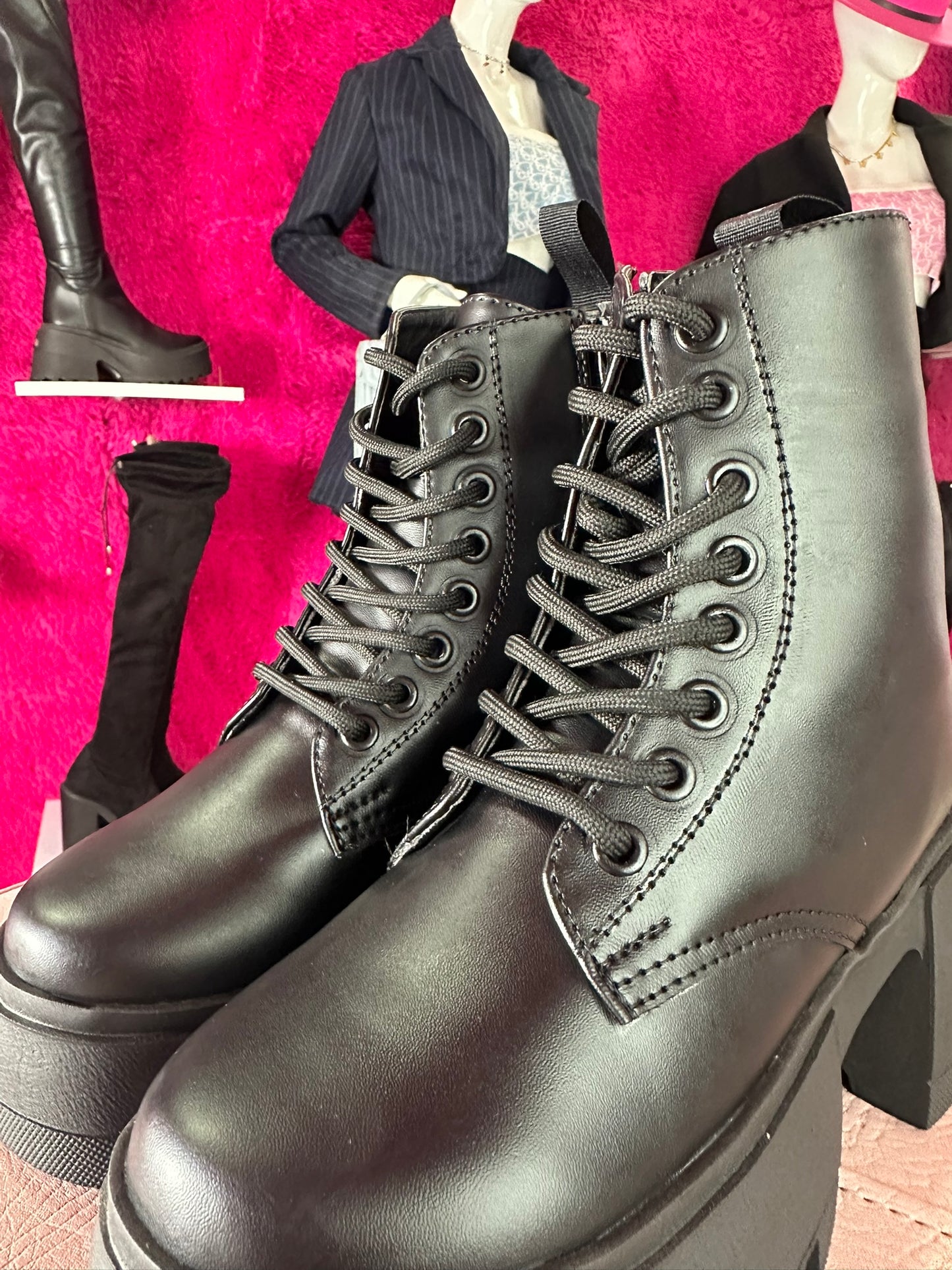 BOTINES CANELA | NEGRO MATTE