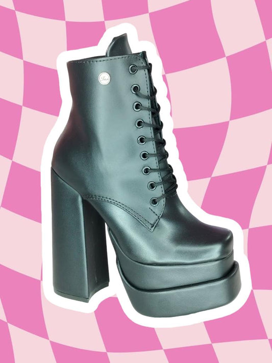 LONDON CORDONES | NEGRO - MATERIAL UN POCO MALTRATADO