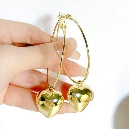 PENDIENTES CORAZON | DORADO