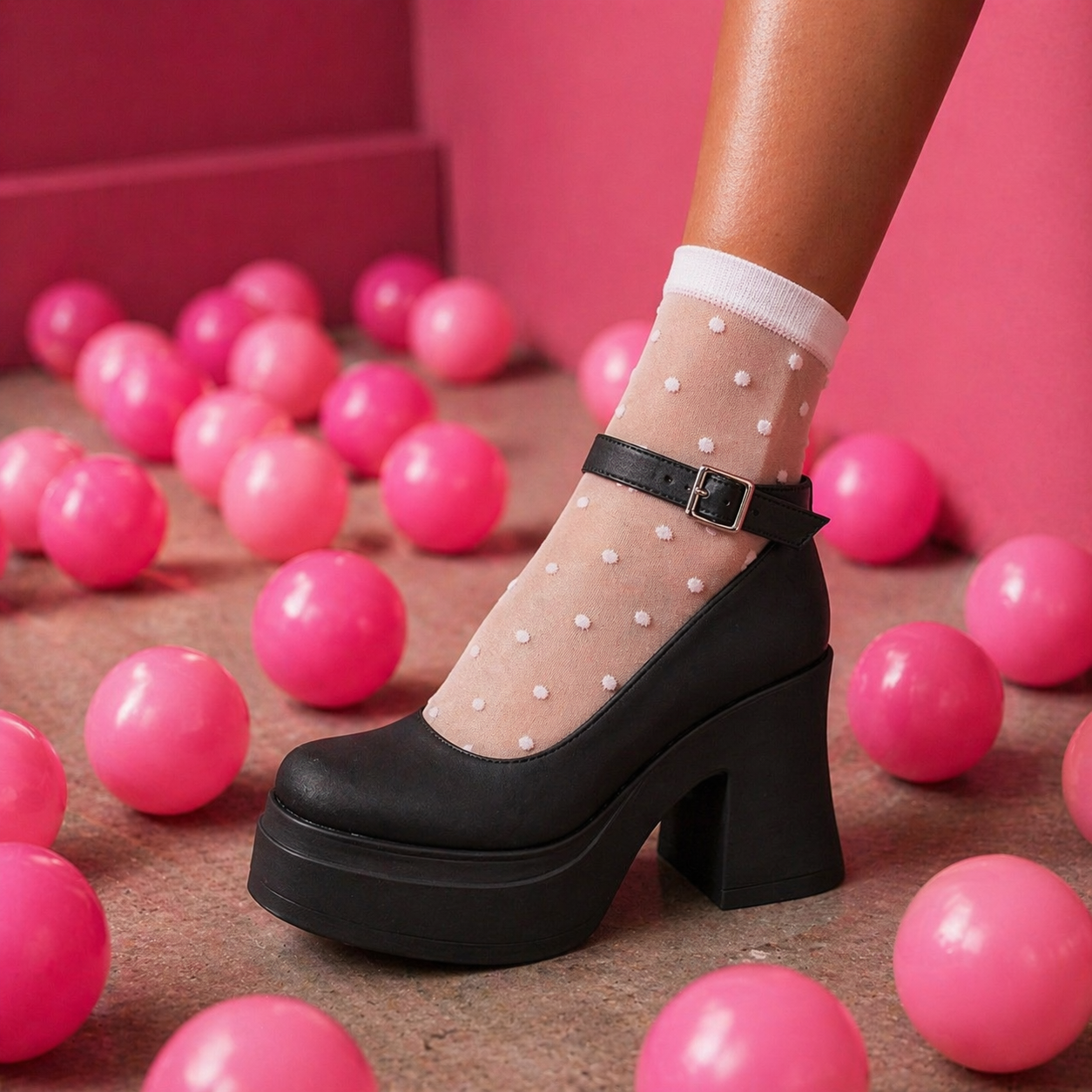 MAFALDA BAJA | TACON 5 1/2| NEGRO MATTE 🖤
