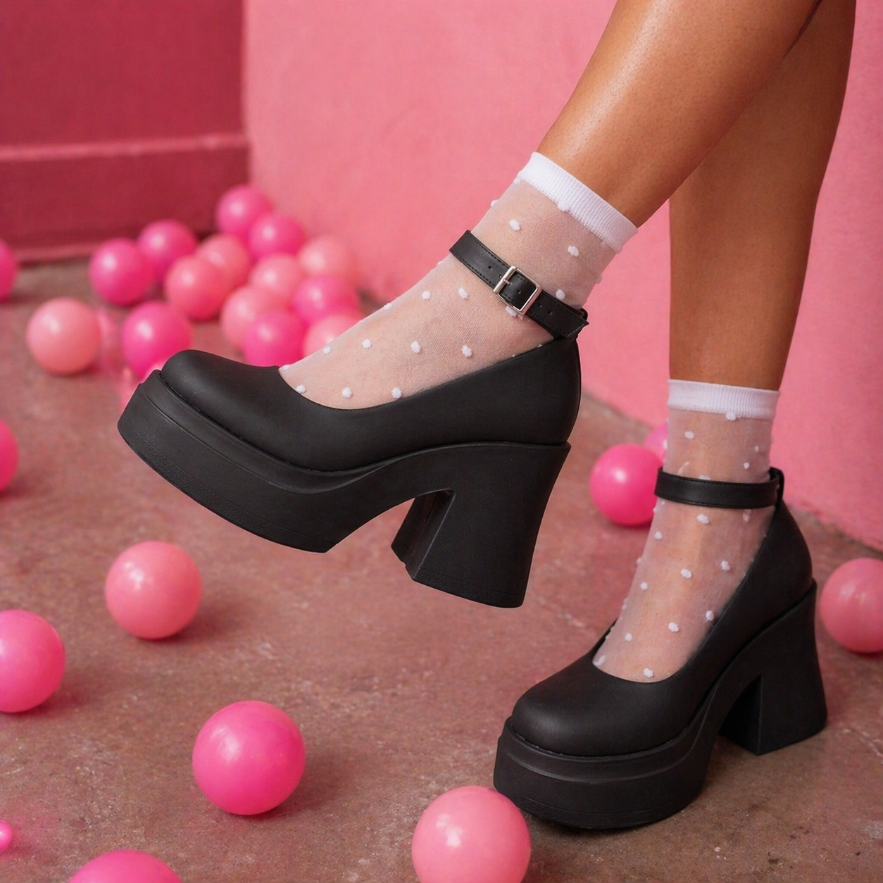 MAFALDA BAJA | TACON 5 1/2| NEGRO MATTE 🖤