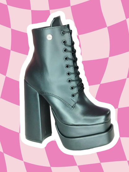LONDON CORDONES | NEGRO - MATERIAL UN POCO MALTRATADO
