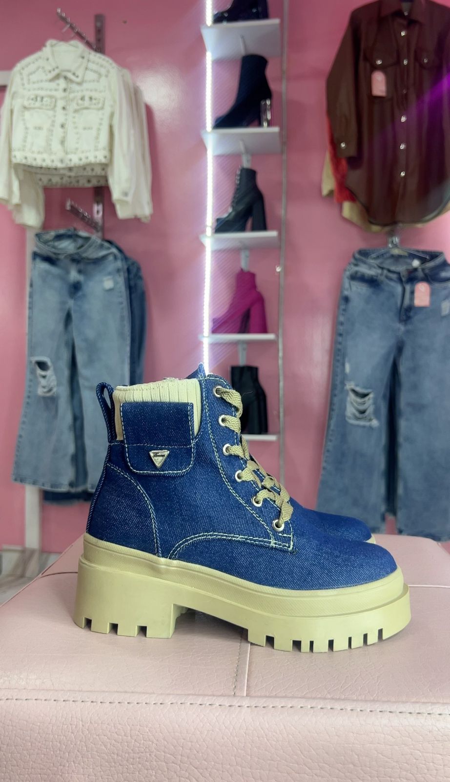 STAR BAG | DENIM