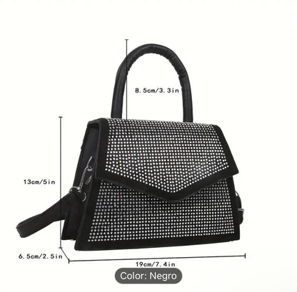 BOLSO | BAG DIAMONT | PLATEADA